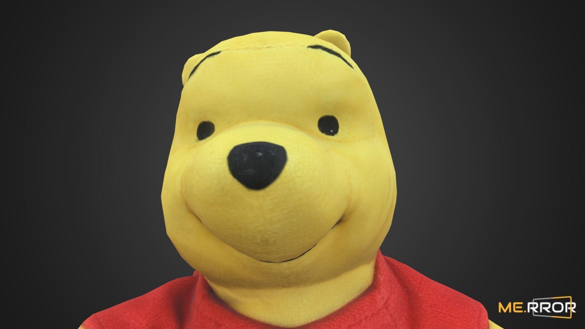 Game Ready Winnie the Pooh Low-poly 3D model_7