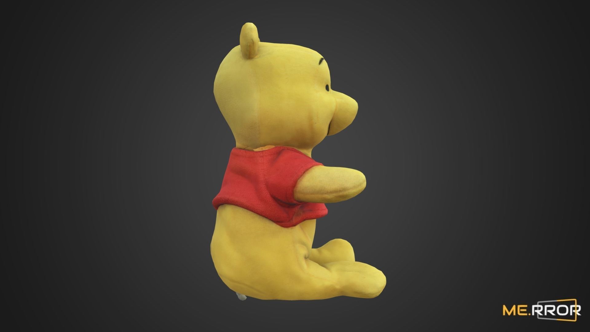 Game Ready Winnie the Pooh Low-poly 3D model_4