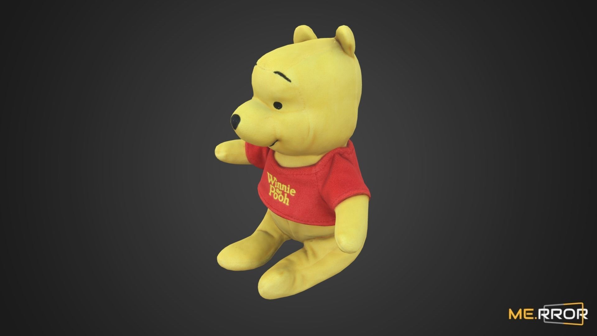 Game Ready Winnie the Pooh Low-poly 3D model_1
