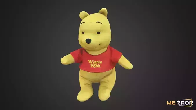 Game Ready Winnie the Pooh Low-poly 3D model Game Ready Winnie the Pooh Low-poly 3D model