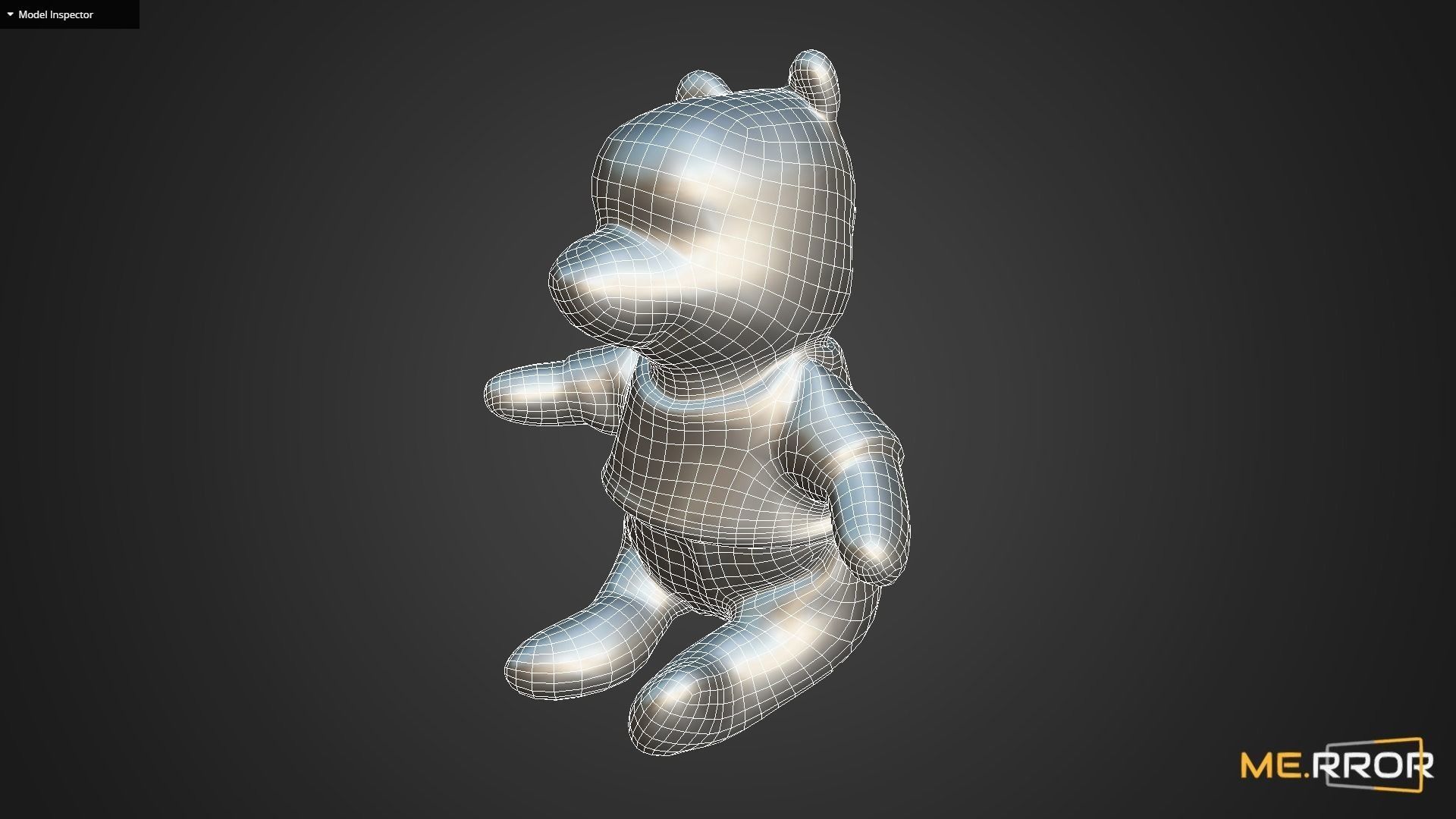 Game Ready Winnie the Pooh Low-poly 3D model_13