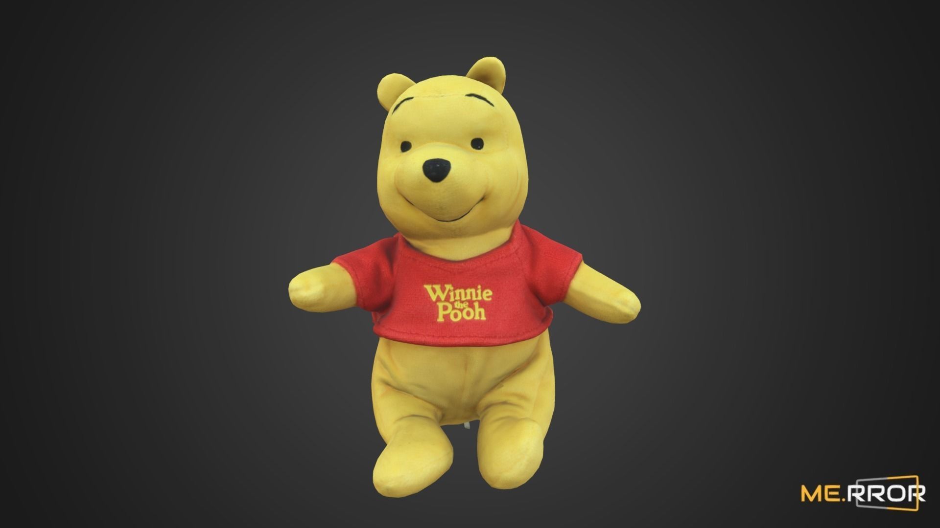 Game Ready Winnie the Pooh Low-poly 3D model_6