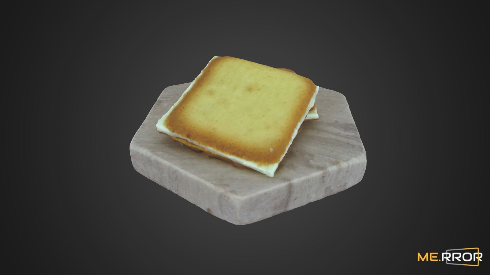 Shiroi Koibito Snack 3D model_1