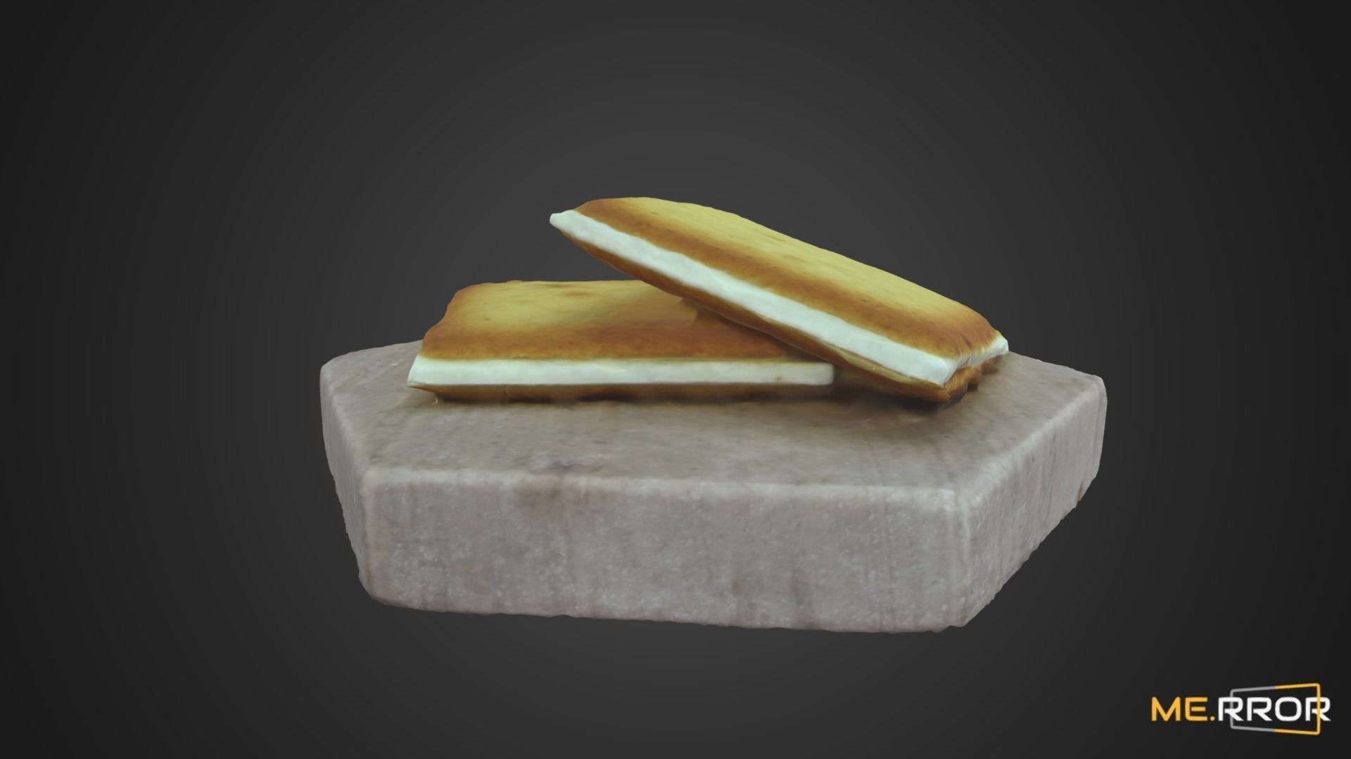 Shiroi Koibito Snack 3D model_4