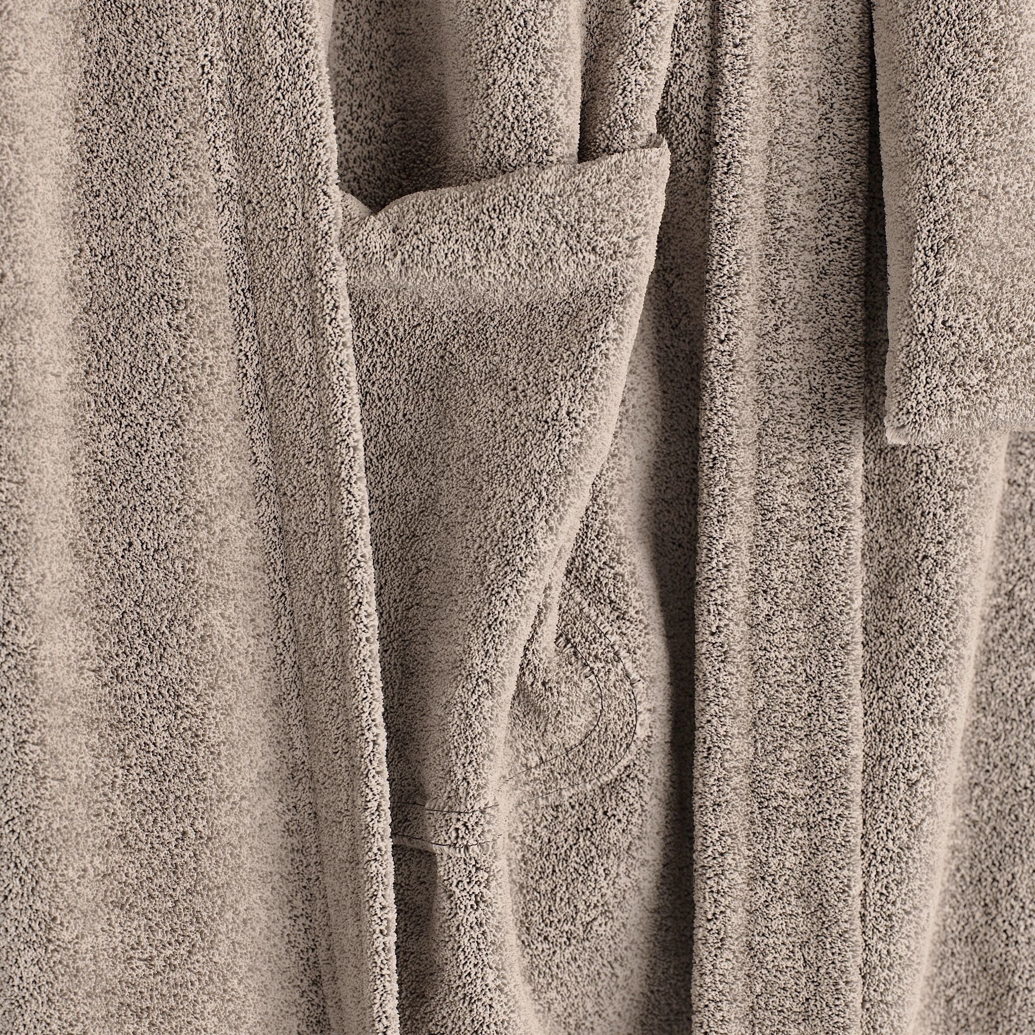 Bathrobe Hanging Set 08 3D model_2