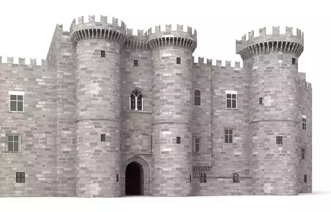Palace of the Grand Master of the Knights of Rhodes 3D model