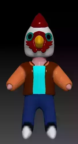Hotline Miami - Jacket by Xamcor Low-poly 3D model