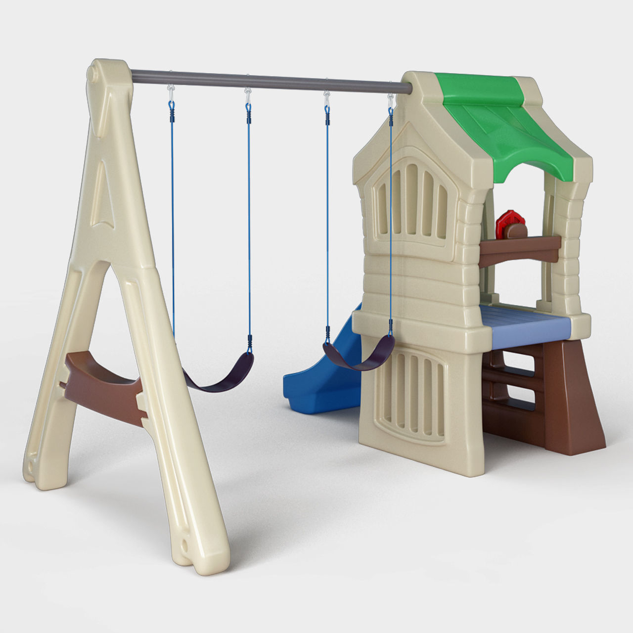 Play Up Gym Sey Swing Set 3D model_2