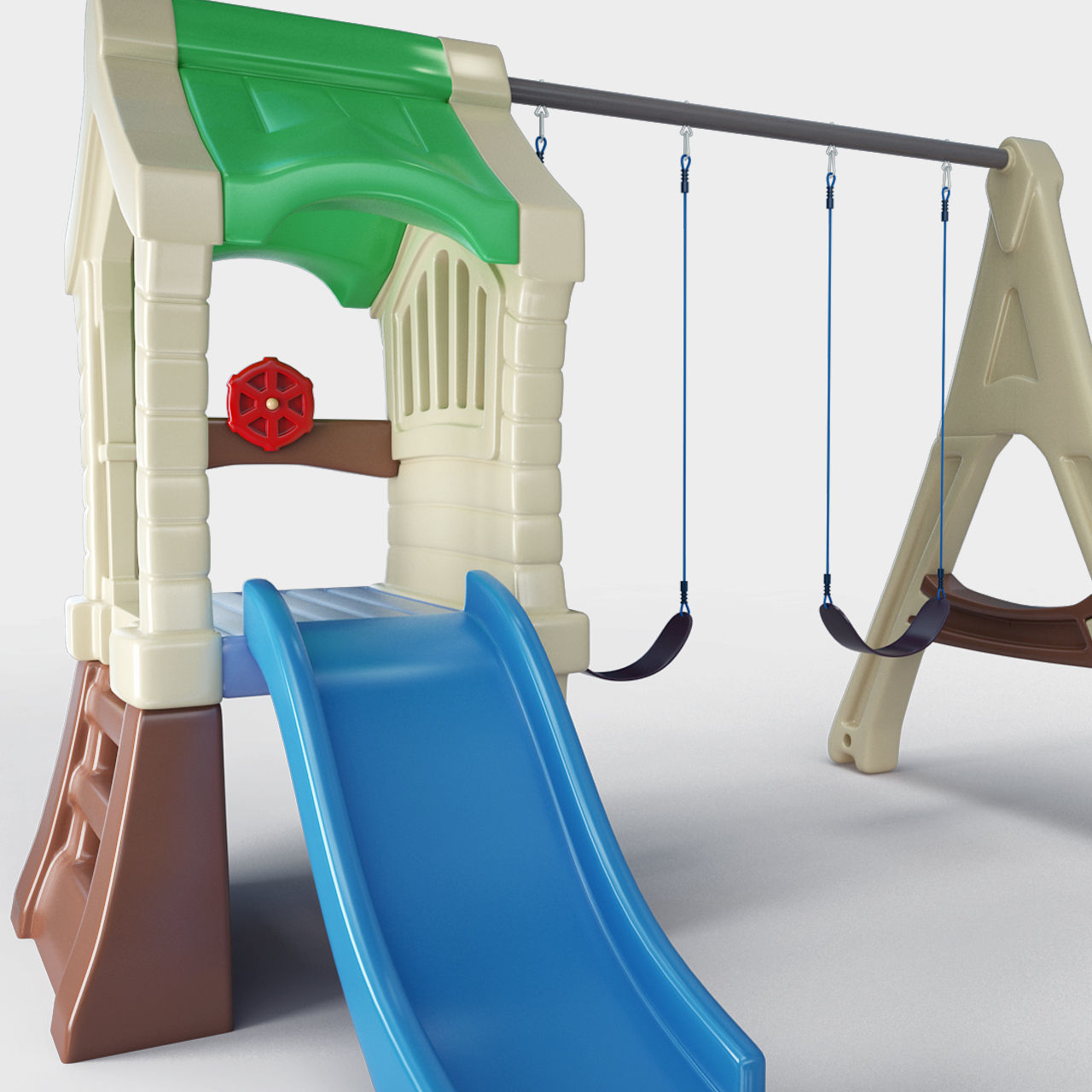 Play Up Gym Sey Swing Set 3D model_4