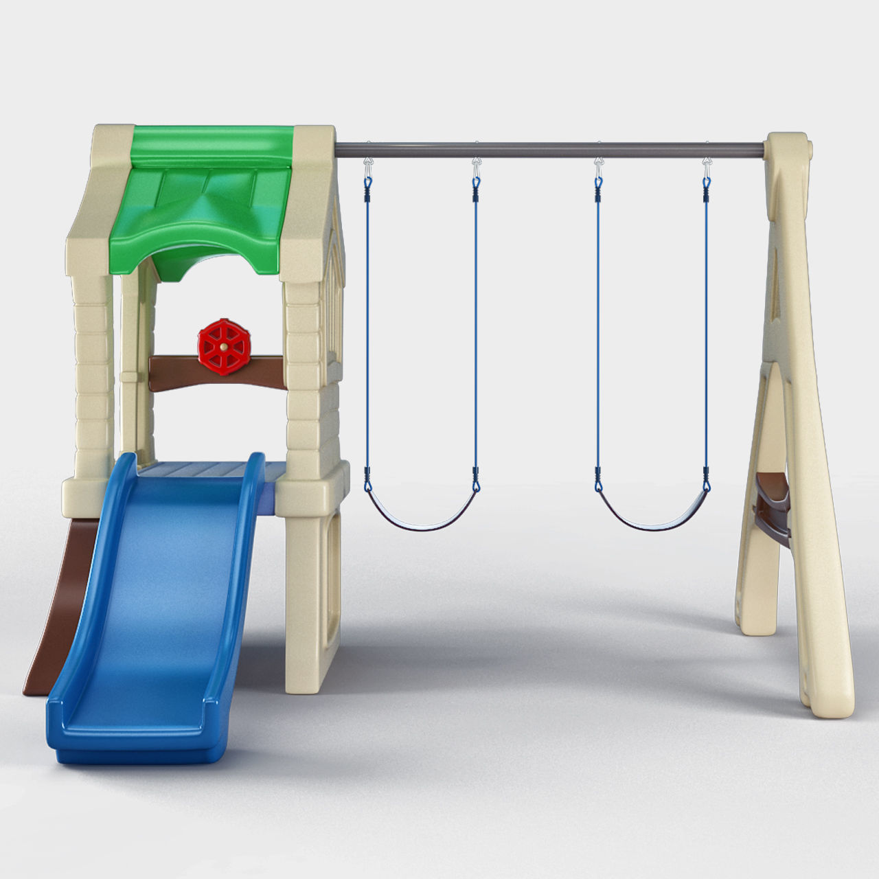 Play Up Gym Sey Swing Set 3D model_1