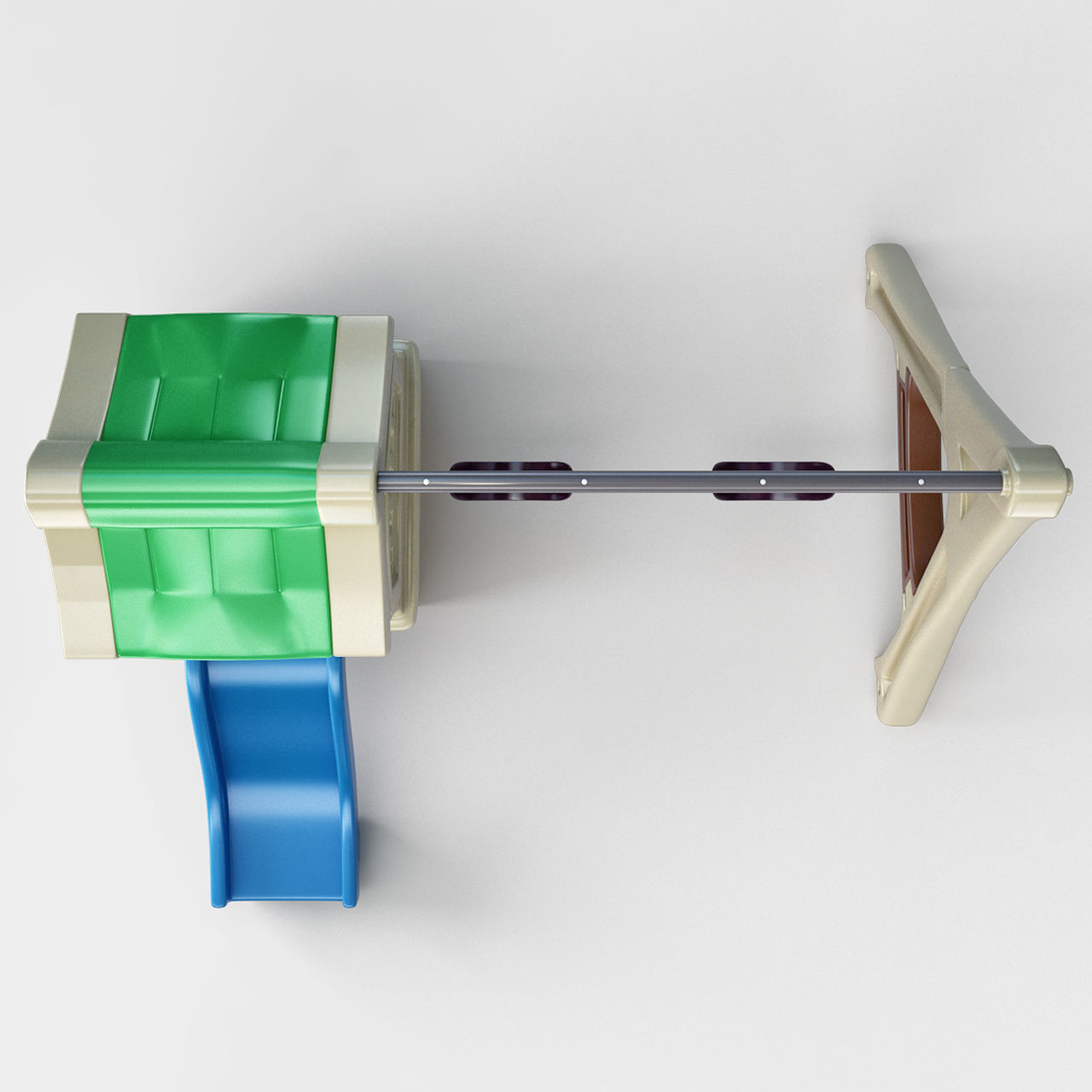 Play Up Gym Sey Swing Set 3D model_3