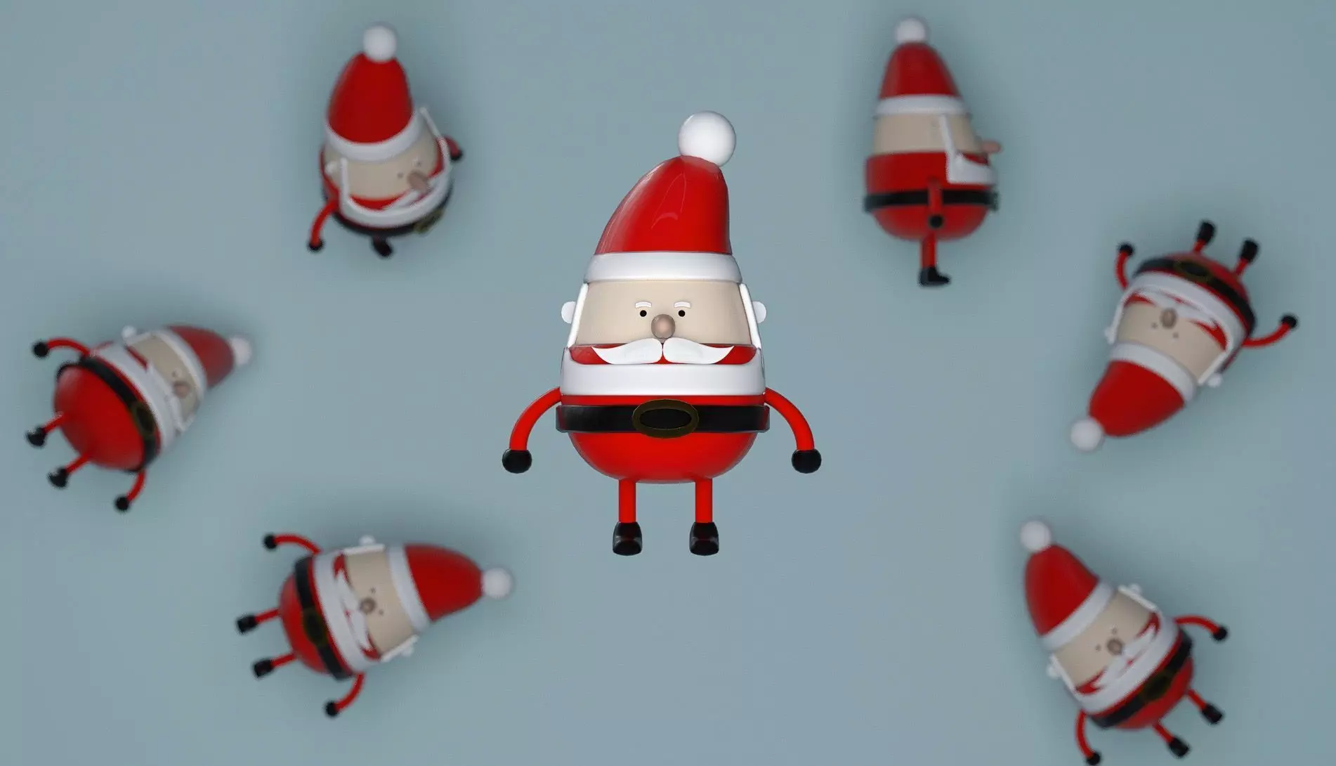 Santa Claus 3D model_0