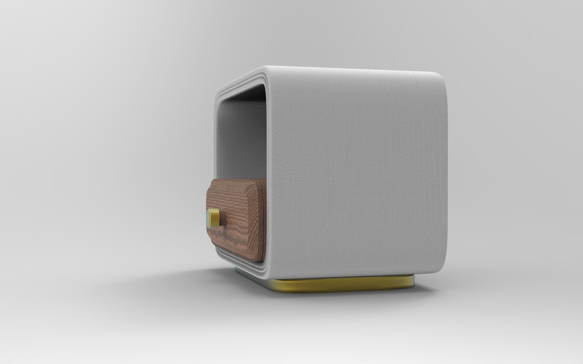 Nelli Nightstand Low-poly 3D model_2