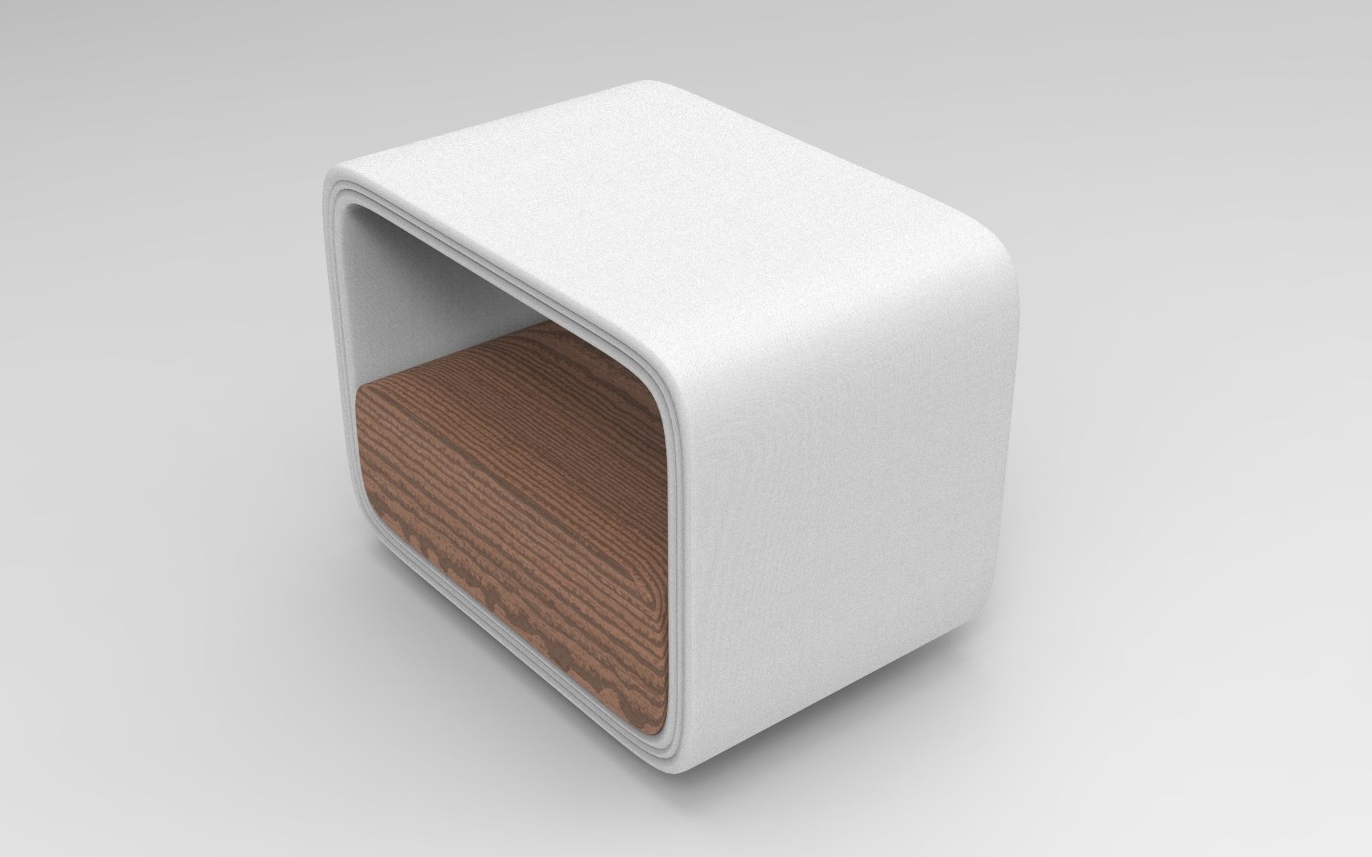 Nelli Nightstand Low-poly 3D model_1