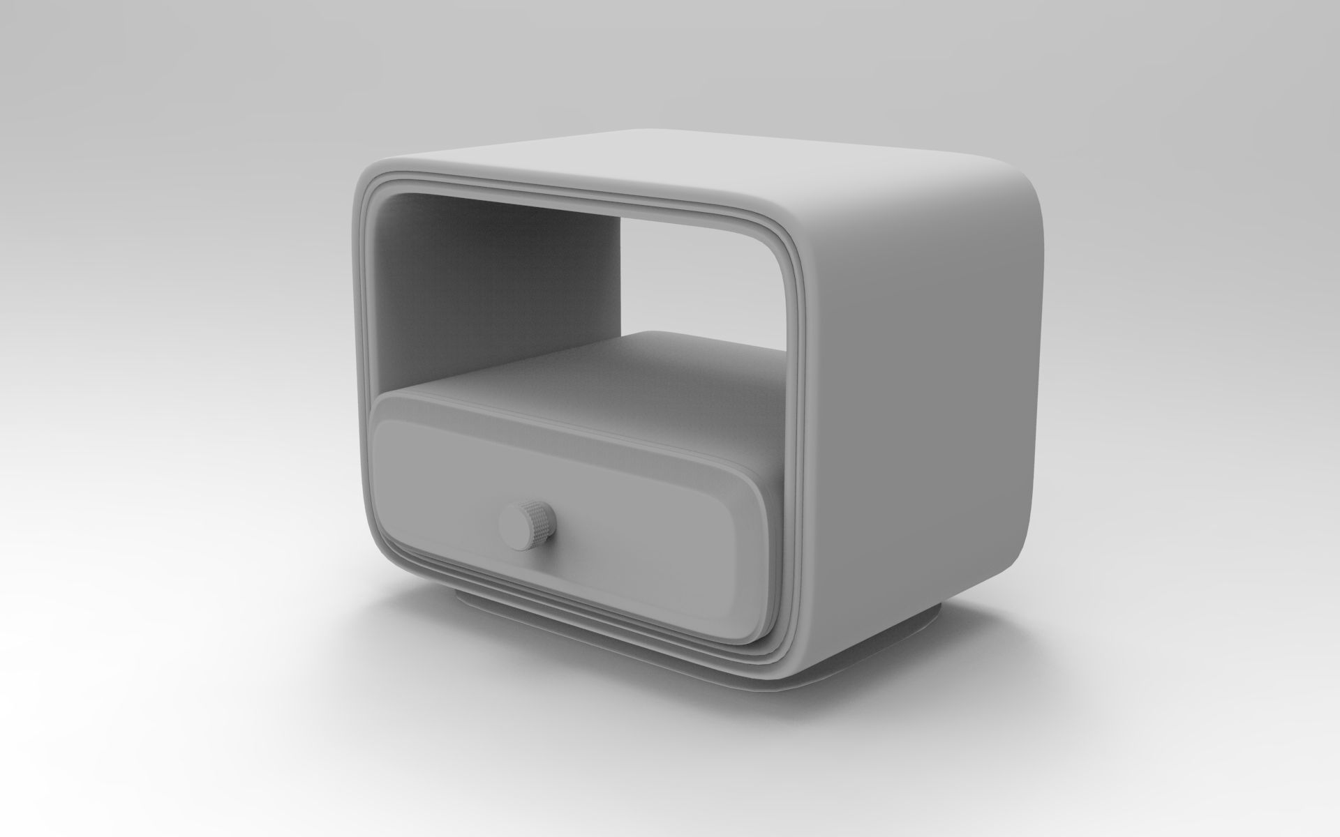 Nelli Nightstand Low-poly 3D model_8