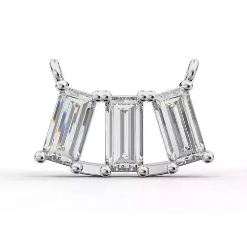 Pendant-Necklace Baguette  3D print model