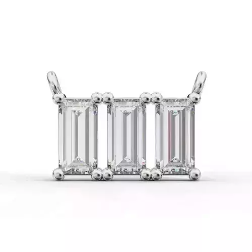 Pendant-Necklace Baguette 3D print model
