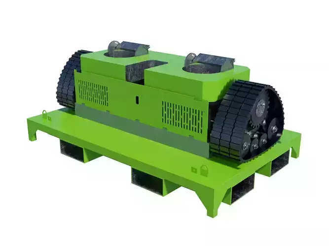 Robot sand and gravel compactor