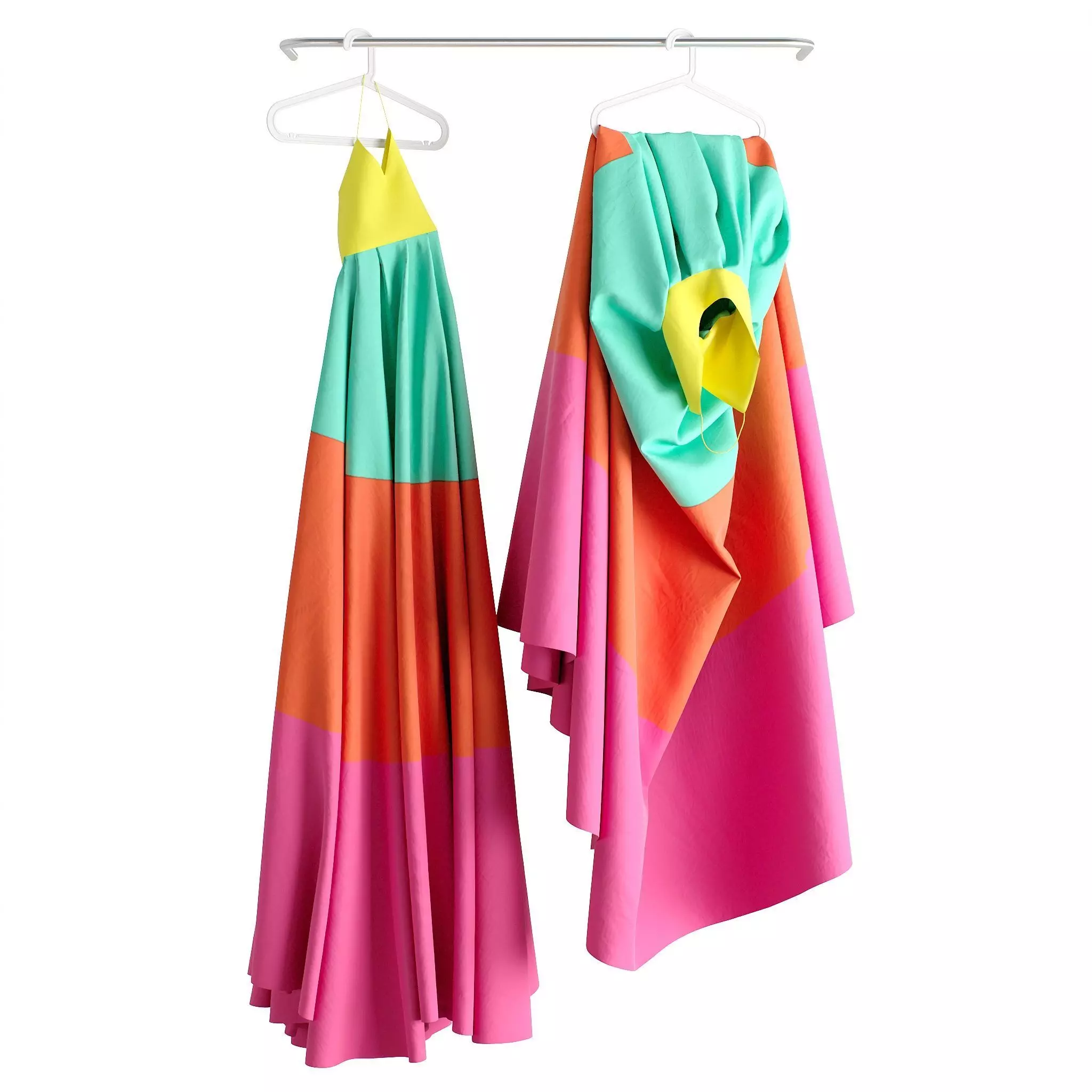 Dress On A Hanger Alice Olivia 3 3D model