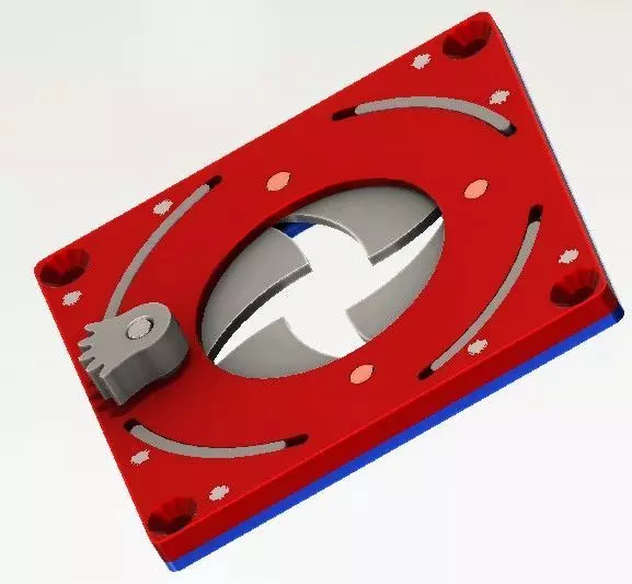 D20T3B4TY1-industrial mechanical shutter design CNC machining 3D print model