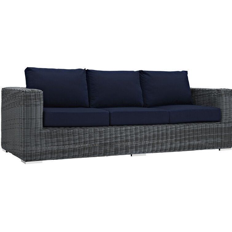 Keiran Wide Outdoor Patio Sofa 3D model_1