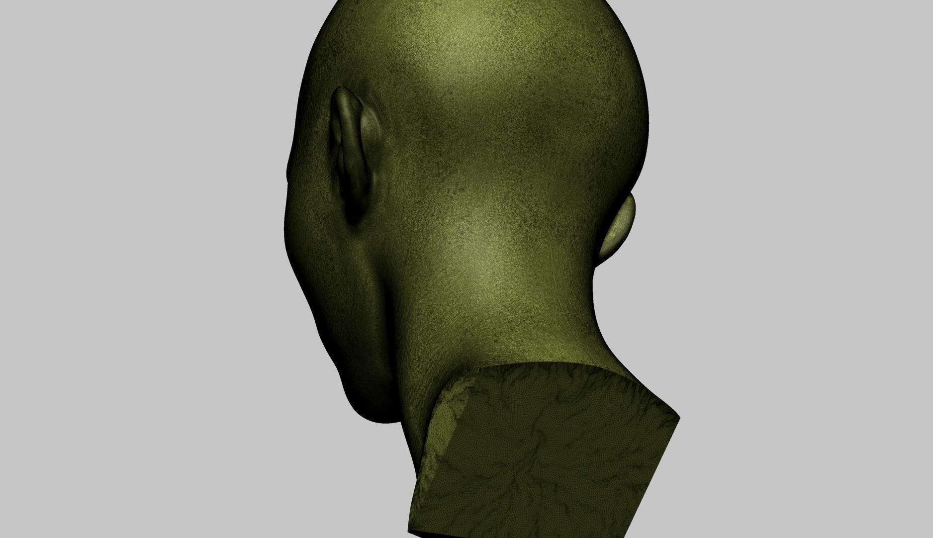 Asian Female Head A Printable 3D print model_12