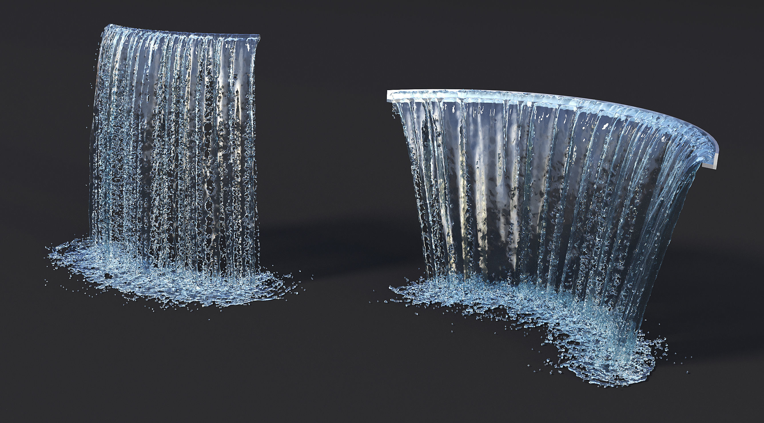 Waterfalls Collection 13 3D models 3D model_1