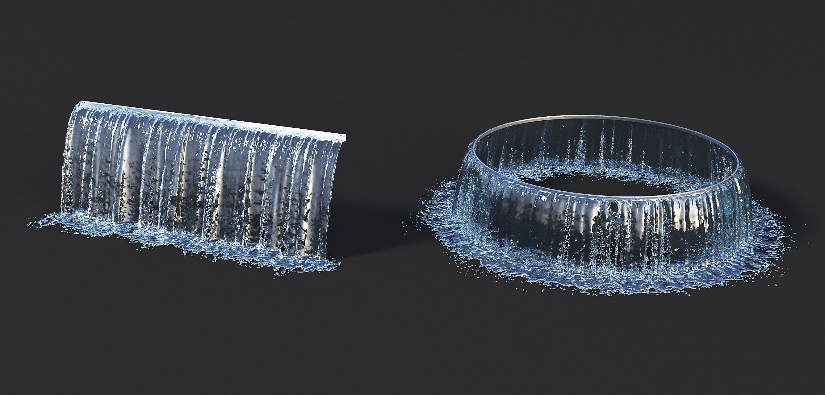 Waterfalls Collection 13 3D models 3D model_9