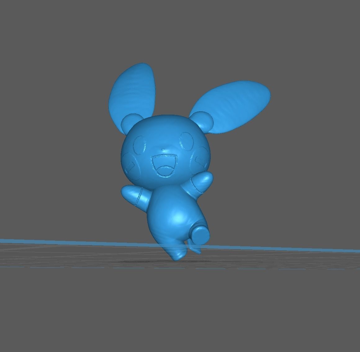 Plusle and Minum pokemon 3D print model 3D print model_14