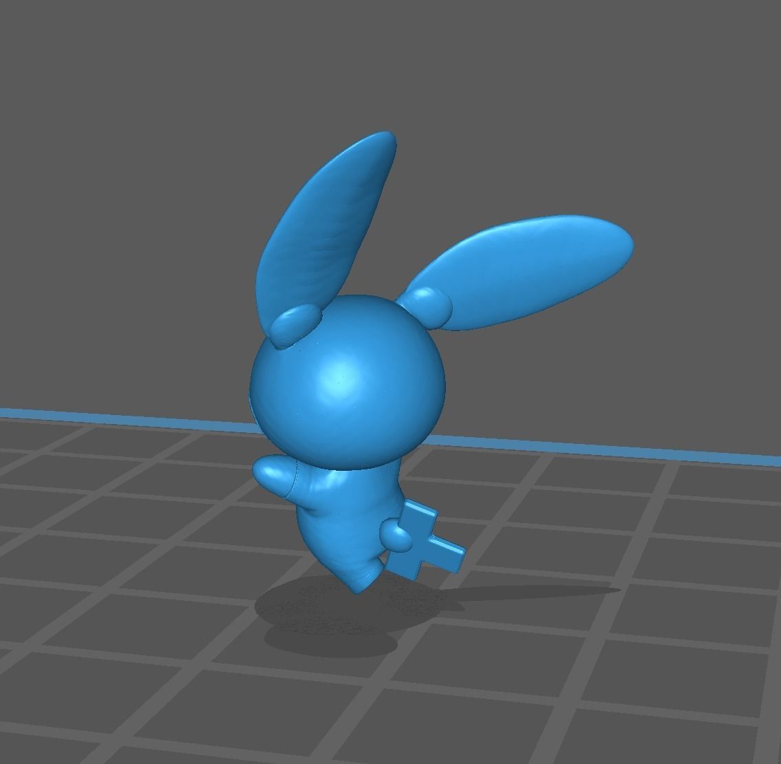 Plusle and Minum pokemon 3D print model 3D print model_13