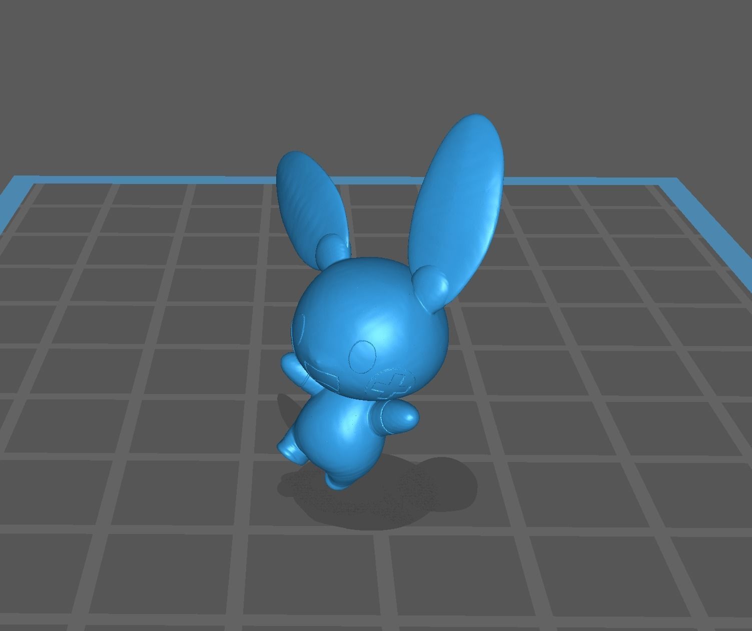 Plusle and Minum pokemon 3D print model 3D print model_11