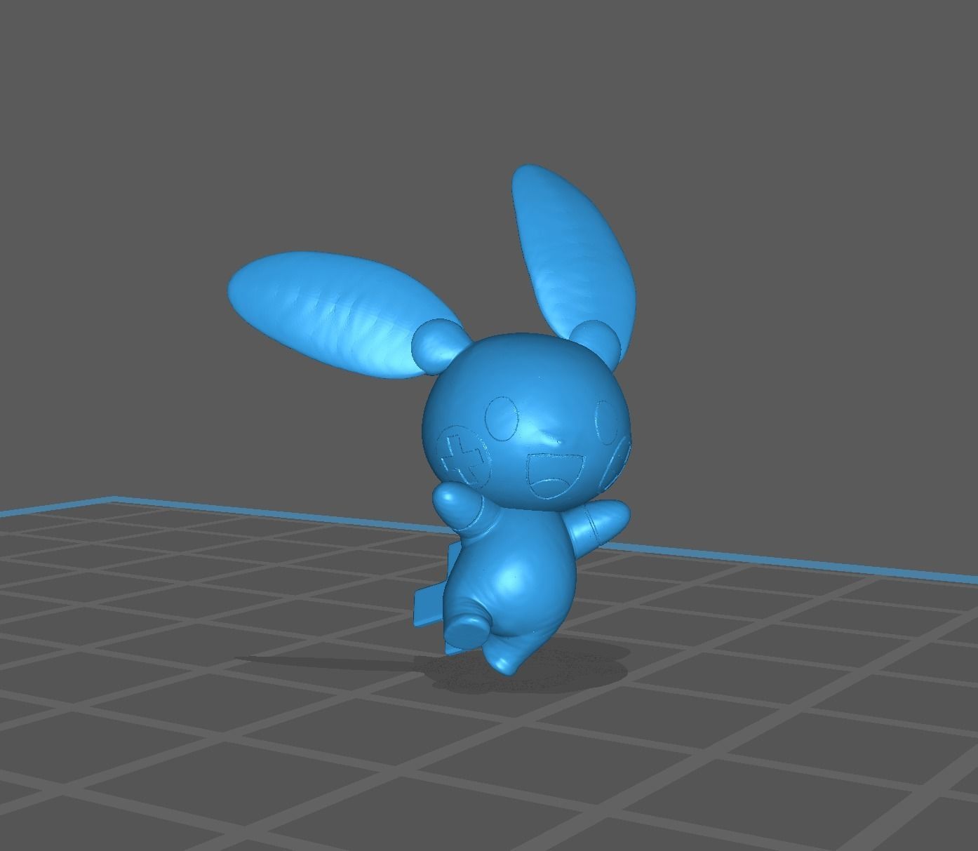 Plusle and Minum pokemon 3D print model 3D print model_12