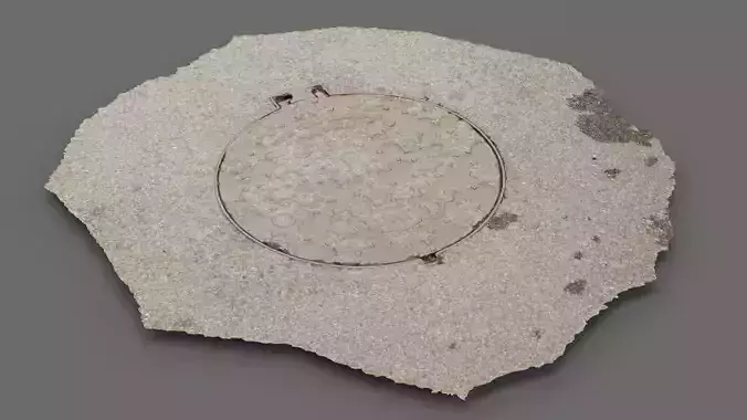 Cover manhole 05 raw scan