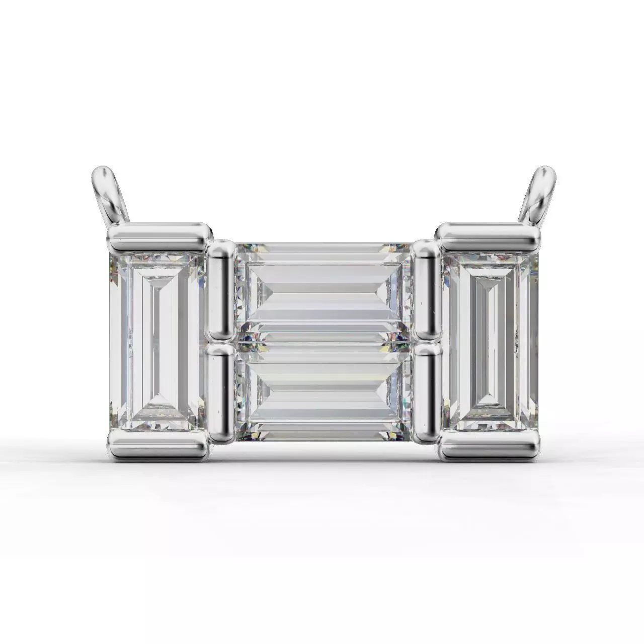 Pendant-Necklace Baguette 08 3D print model