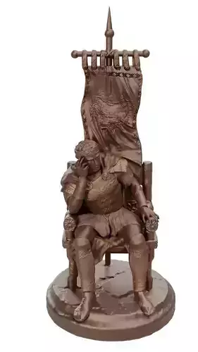 Roman Consul Chess Piece 3D print model