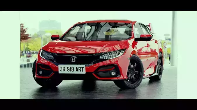 Honda Civic Hatchback 2018 3D model