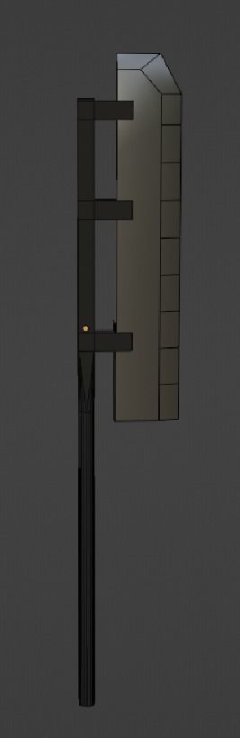 low-poly weapon Free low-poly 3D model_2