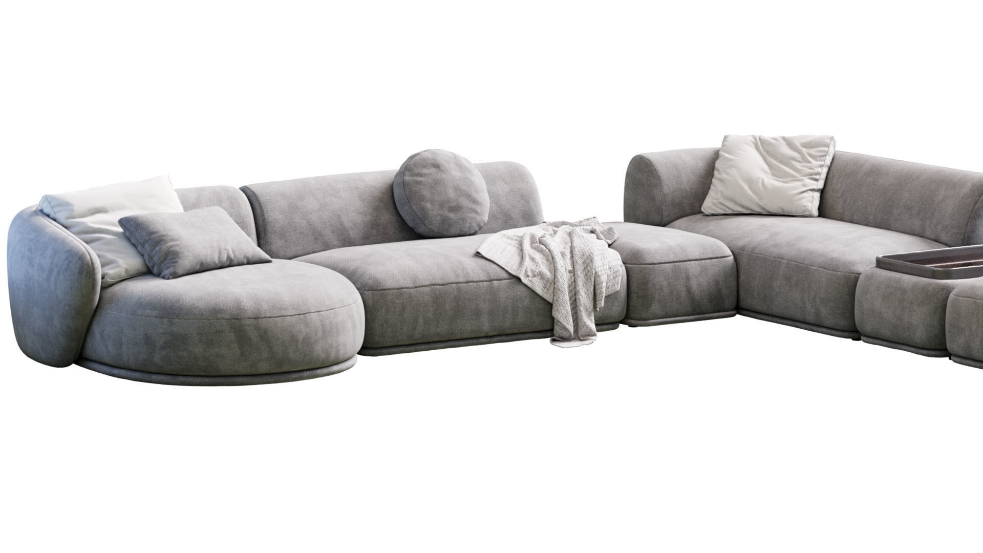 Sofa Rene By Meridiani 3D model_12