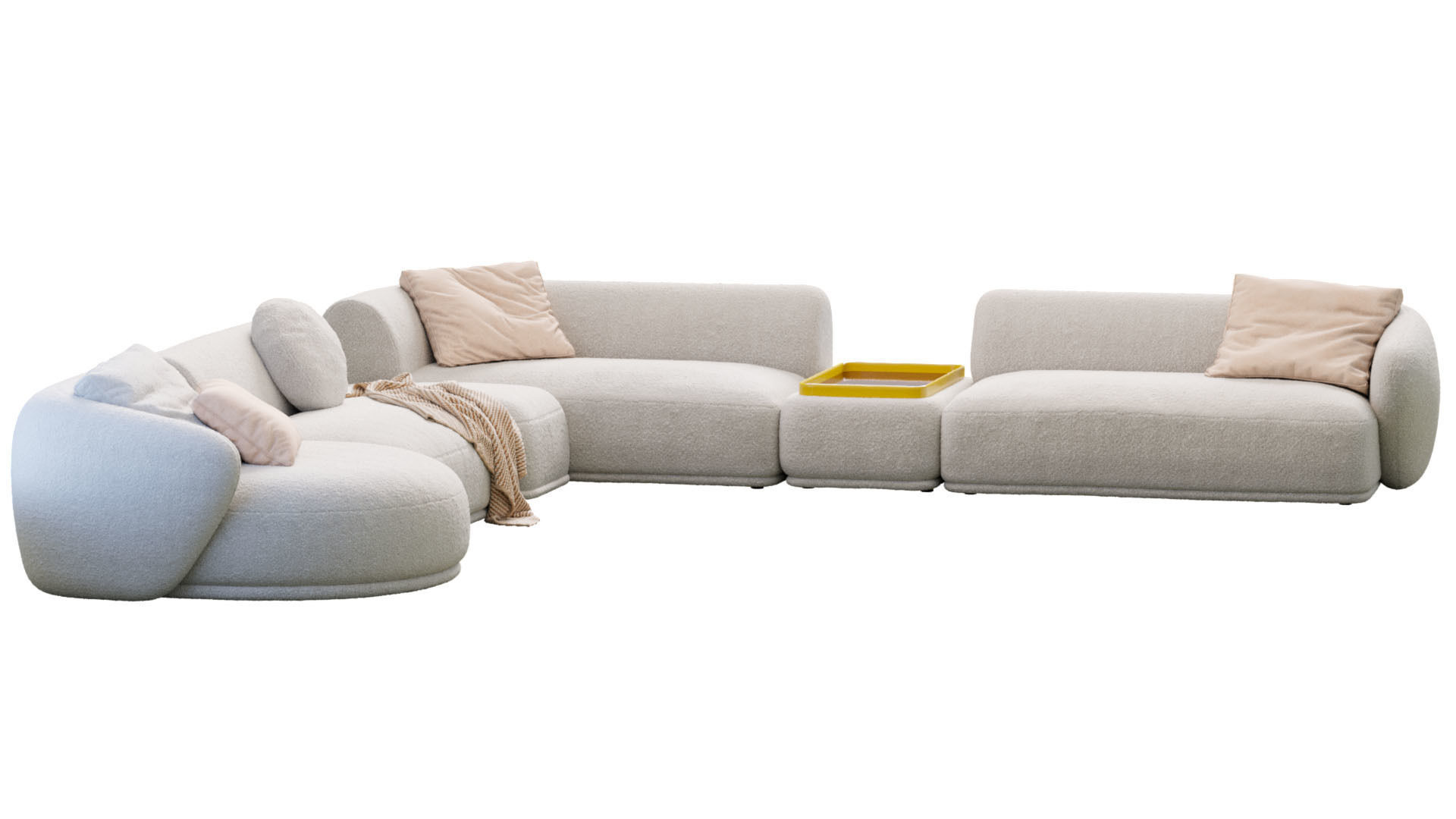 Sofa Rene By Meridiani 3D model_4