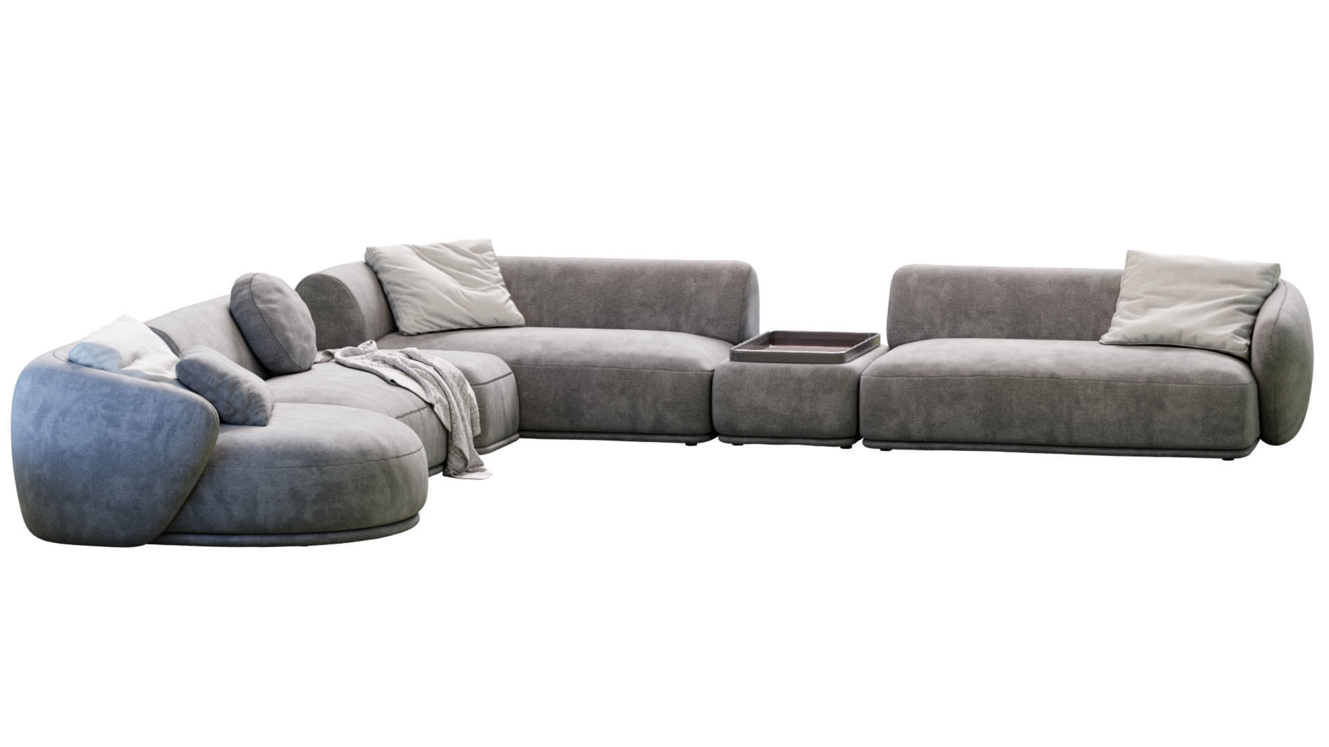 Sofa Rene By Meridiani 3D model_11