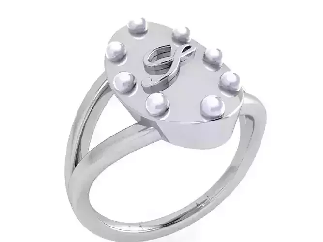 Cushion Halo Ring 3581 3D print model 