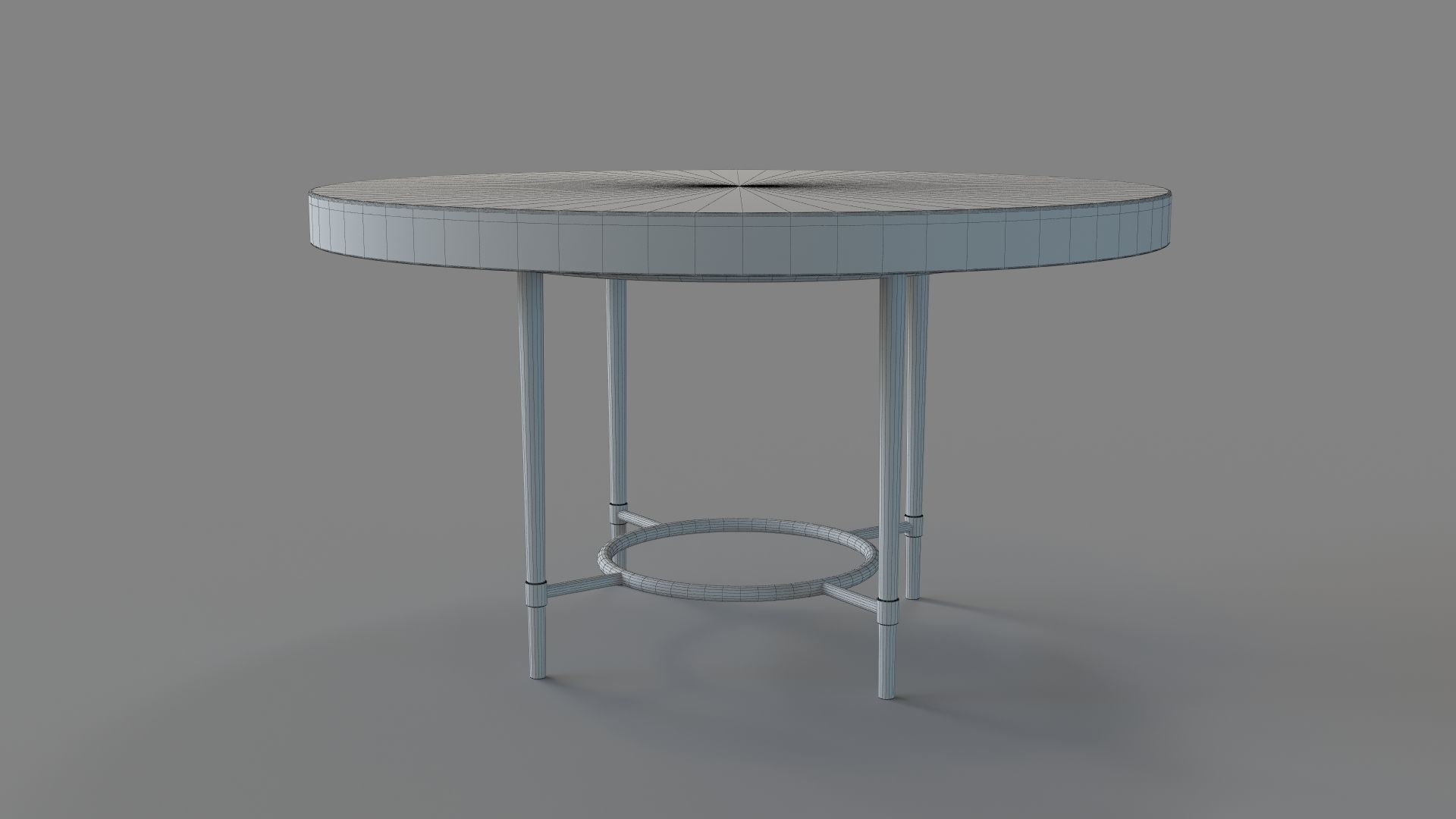 LUsine 54in Round Dining Table 3D model_5