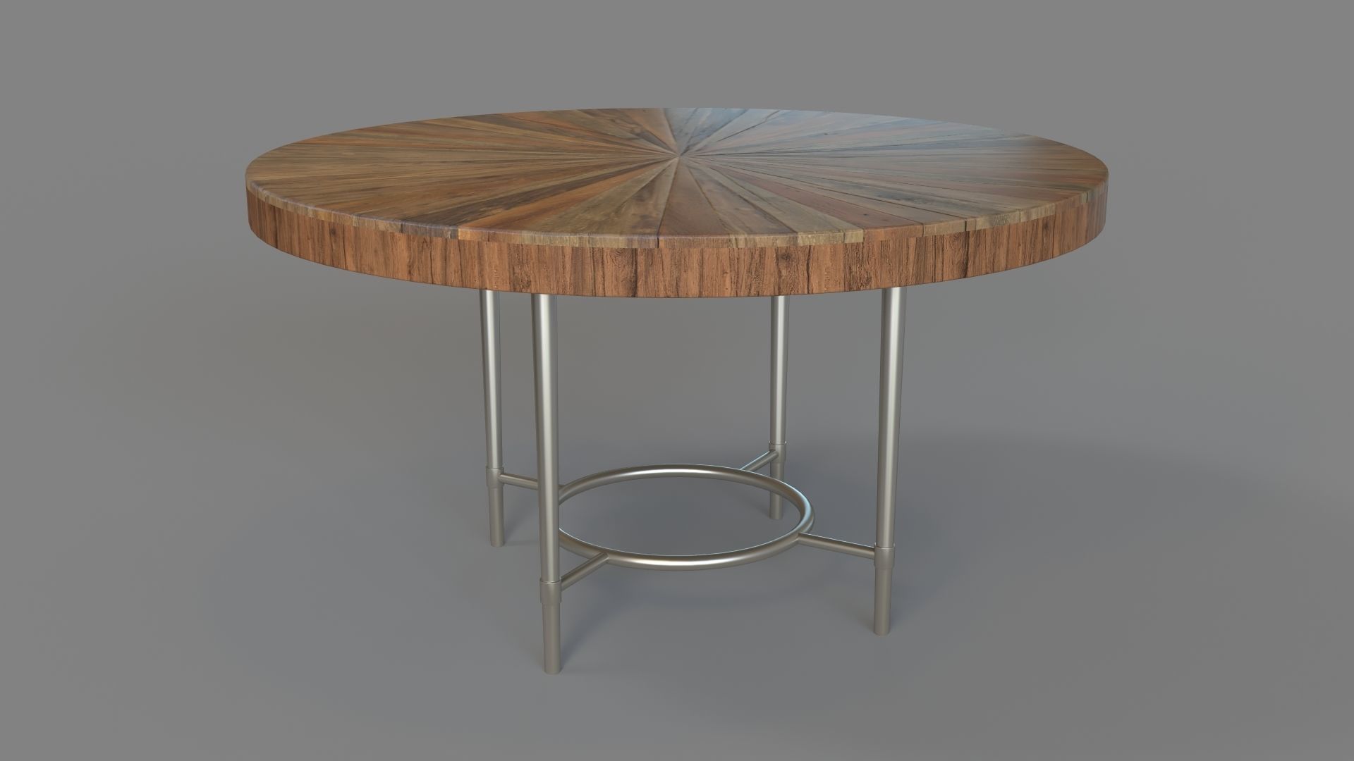 LUsine 54in Round Dining Table 3D model_2