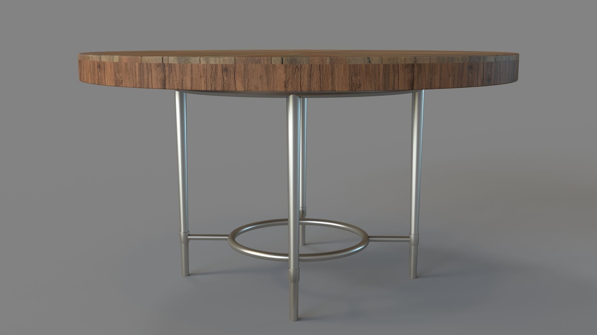 LUsine 54in Round Dining Table 3D model_1