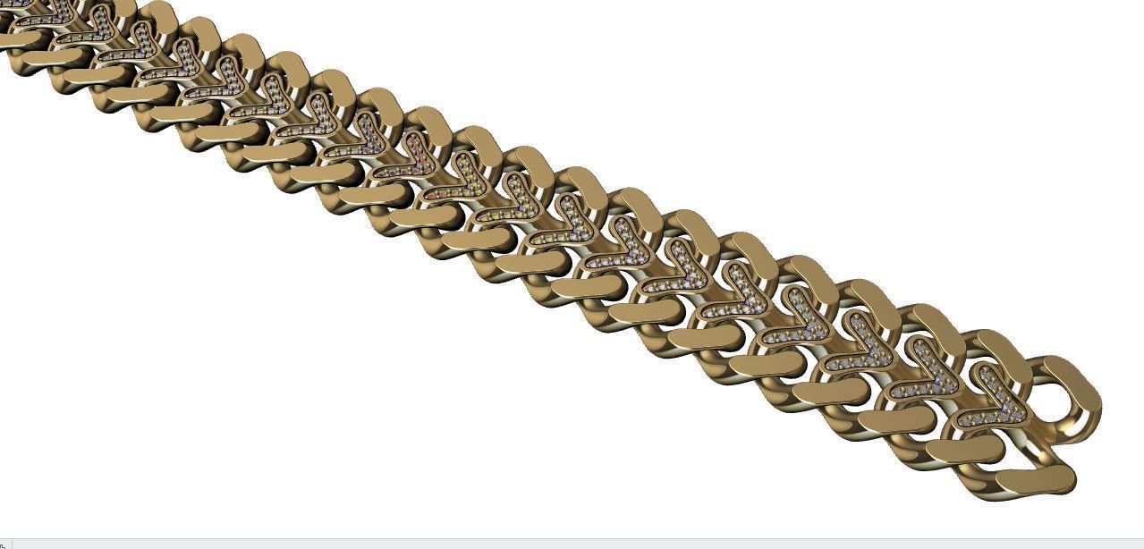 Heart Chain 3D print model_2