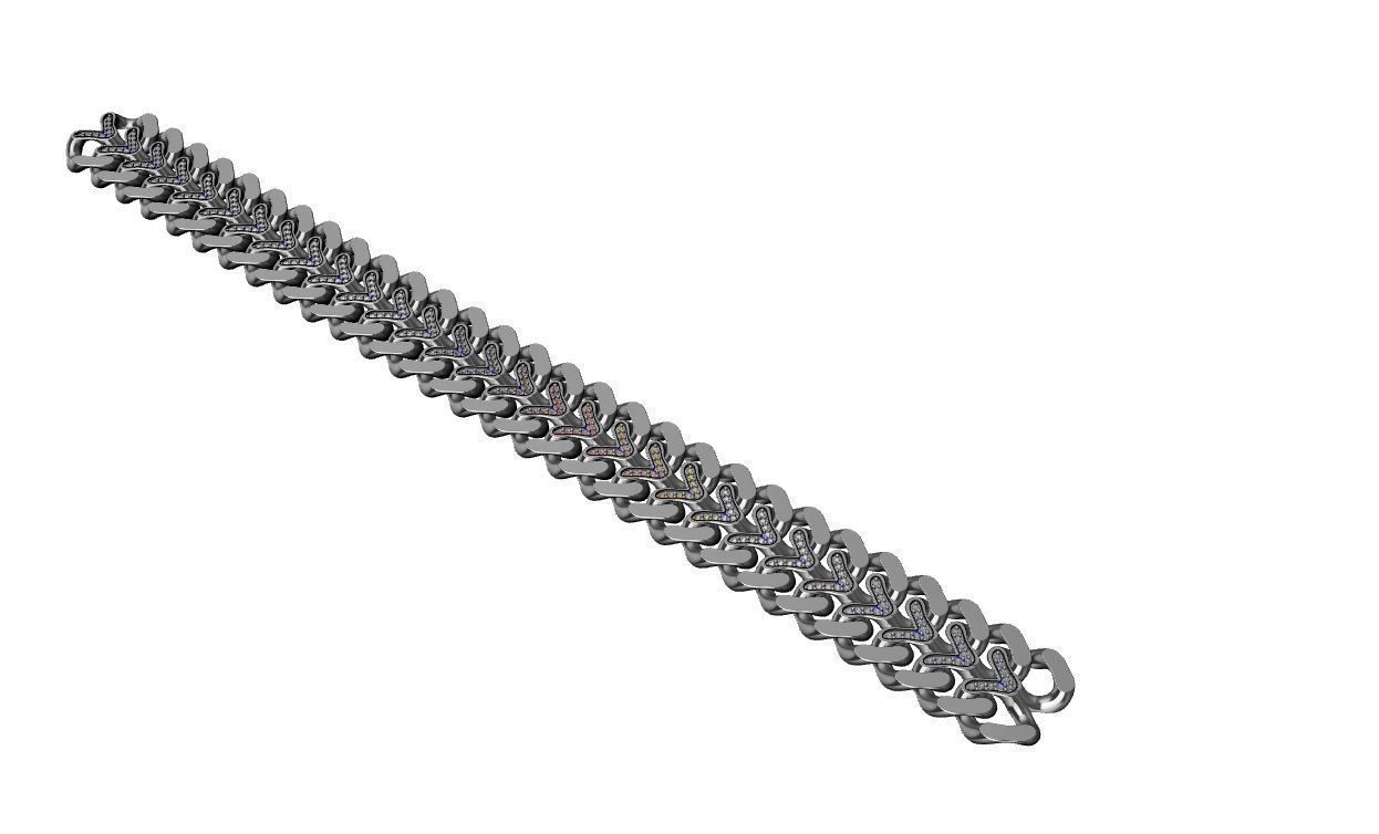 Heart Chain 3D print model_5