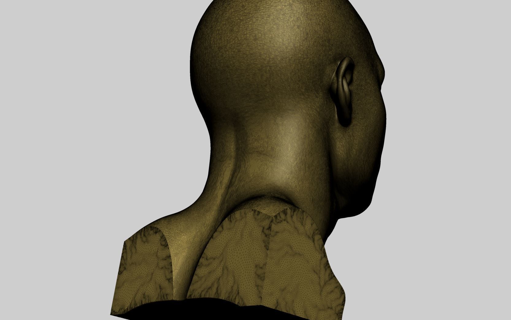 Asian Male Head A Printable 3D print model_11