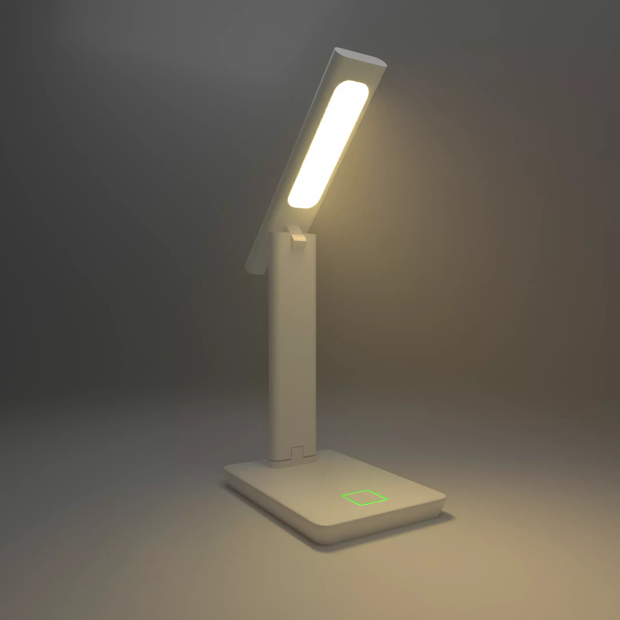 3d Lamp Model led desk Free low-poly 3D model_0