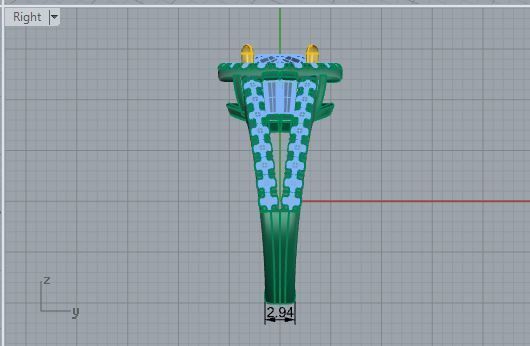 Round diamond ring 3585 3D print model 3D print model_6