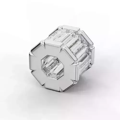 Pendant-Necklace Baguette 11 3D print model